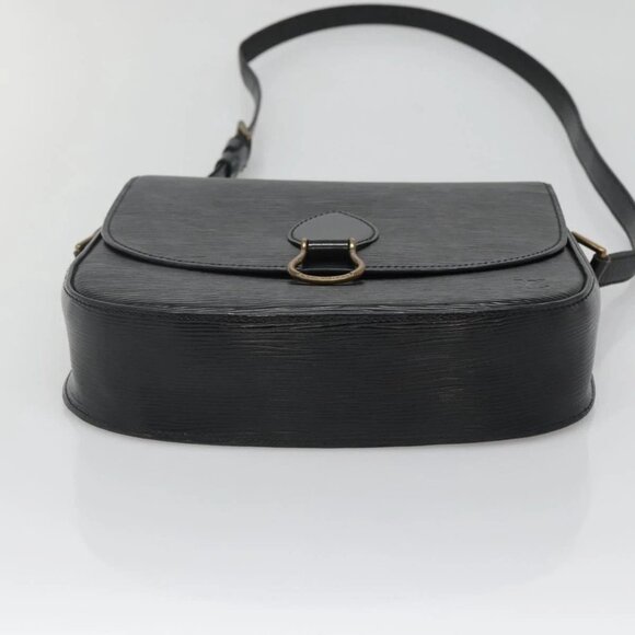 LOUIS VUITTON Epi Saint Cloud GM Shoulder Bag Black Noir M52192 LV Auth 136415 - Picture 7 of 16